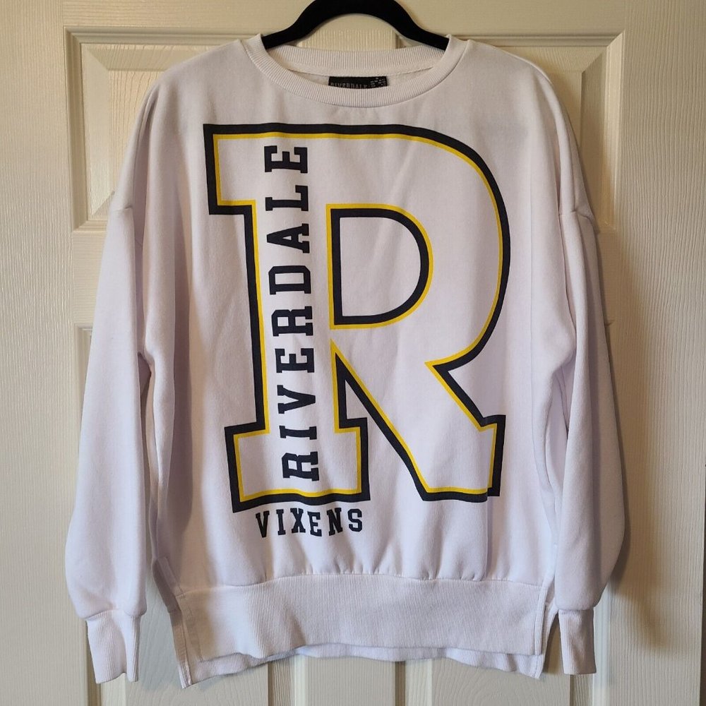 Riverdale Vixens White Sweatshirt Primark Women's Small